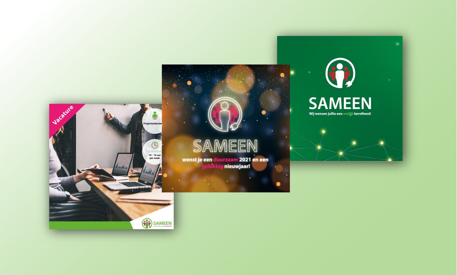 SAMEEN Instagram visuals