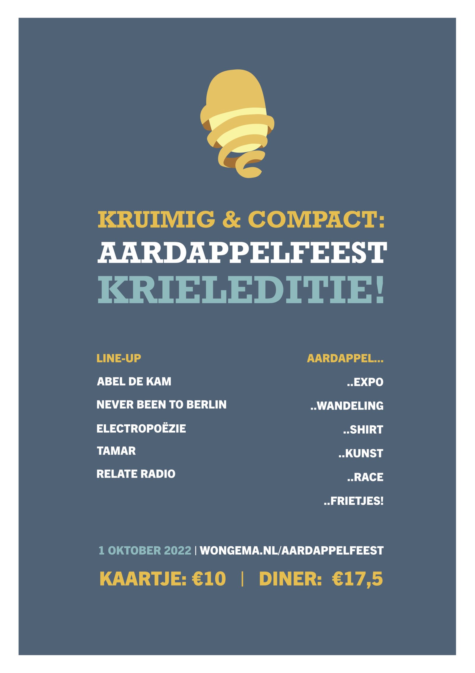 Aardappelfeest poster